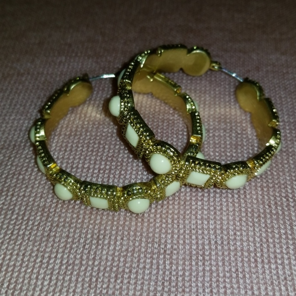 Lia Sophia Hoop Earrings